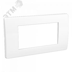 Рамка 2-м 4мод. Brava (для TOR и TBN) бел. RAL9016 75011W