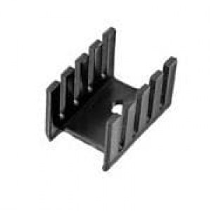 577304B00000G, Радиаторы Channel Style Stamped Heatsink for TO-220, Horizontal/Vertical Mounting, Black Anodized, 9.53mm