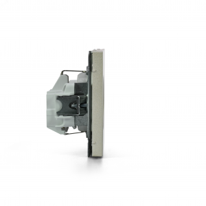 ARTGALLERY РОЗЕТКА с заземлением со шторками, 16А, механизм, быстрозажимные клеммы, шампань GAL000545S