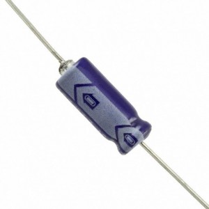 TVX1J151MCD, Конденсатор алюминиевый  электролитический 150мкФ 63В ±20% (10 X 21мм) аксиальные выводы 2000час 85°C
