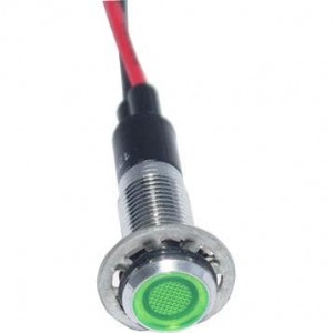 FL1M-8FW-1-G110V, Светодиодные панельные индикаторы LED GRN 8MM NUT 110VAC/DC UL