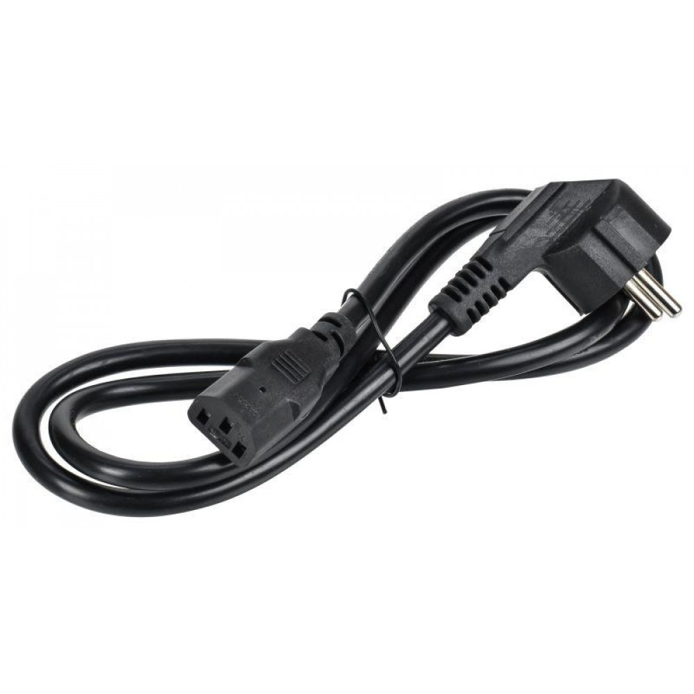 Изображение товара Кабель электропитания PDU 3х1,5 1м с разъемами C13 и Schuko от ITK