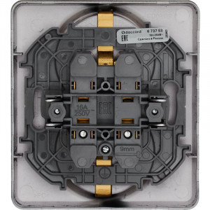 Розетка Inspiria 16А 250В 2х2P+E немецк. стандарт антрацит Leg 673753
