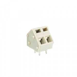 Клемма 8191 FK/2 OB, Клемма, подвод кабеля 45 град., на плату, шаг: 5.0 мм, 2 полюса, фиксация провода пружинная, исполнение: без маркировки, 250V, 16A, цвет: серый