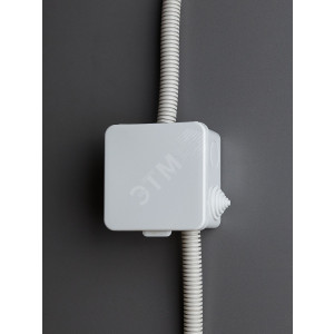Коробка расп. КМ41238 80х80х50мм о/к IP54 7 вв. (7035) UKO31-080-080-050-K03-54