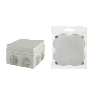 Распаячная коробка ОП 110х110х70мм, крышка на винтах, IP55, 8вх. SQ1401-0114