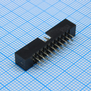 L-KLS1-202B-20-S-B, Разъем штыревой двухрядный на плату (ТНТ)