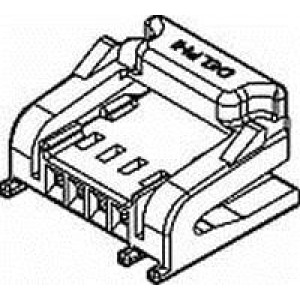 15393421, Автомобильные разъемы CON MP 064 4W FEM