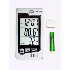 DT-322 Цифровой Термогигрометр часы
