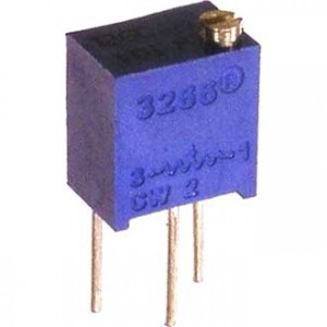 3266W 100R, Подстроечный резистор 3266W 100R, 15 оборотов