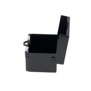 GH002B, Корпус из прочного пластика, черный, с откидной крышкой