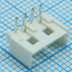 532540470, Соединитель провод-плата 4 контакта шаг 2мм угловой