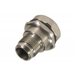 21033011003, Цилиндрические метрические разъемы M12 Housing, front mount, for male pcb mount