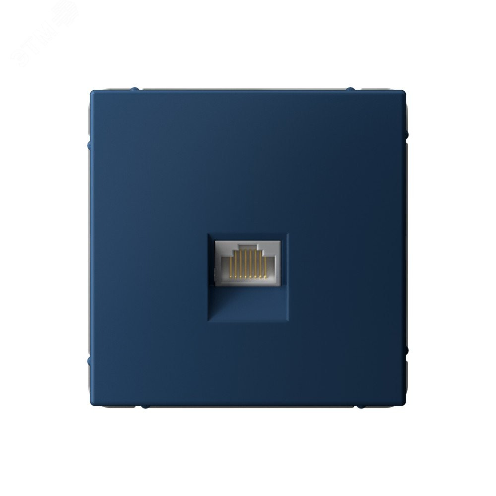 Изображение товара Розетка компьютерная ArtGallery RJ45 кат.6A механизм аквамарин