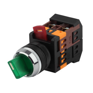 Переключатель АNС-22-2 2 полож.зел.неон/240В I-O 1з+1р (10/400/3200) Б0045681