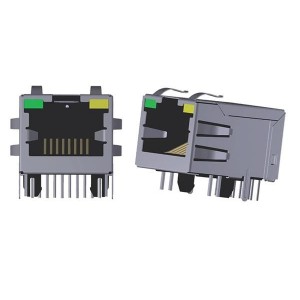ARJM11C7-114-BA-EW2, Модульные соединители / соединители Ethernet POE  RJ45 W/MAG 1X1 100BASE-T
