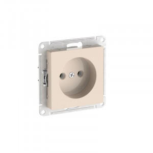 Розетка AtlasDesign 16А без заземл. без шторок быстрозажим. клем. механизм беж. SE ATN000241S