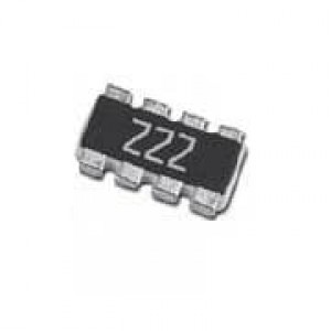 YC164-FR-0722KL, Резисторные сборки и массивы 22K   1% CONVEX SQUARE  4X0603