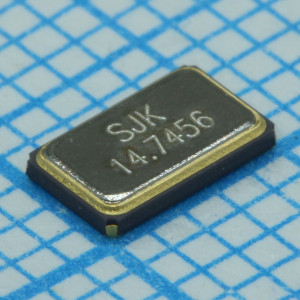 SJK-7I-14.7456-16-30-60-C-100, Резонатор кварцевый 14.7456МГц
