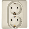 Розетка Inspiria 16А 250В 2х2P+E немецк. стандарт сл. кость Leg 673751