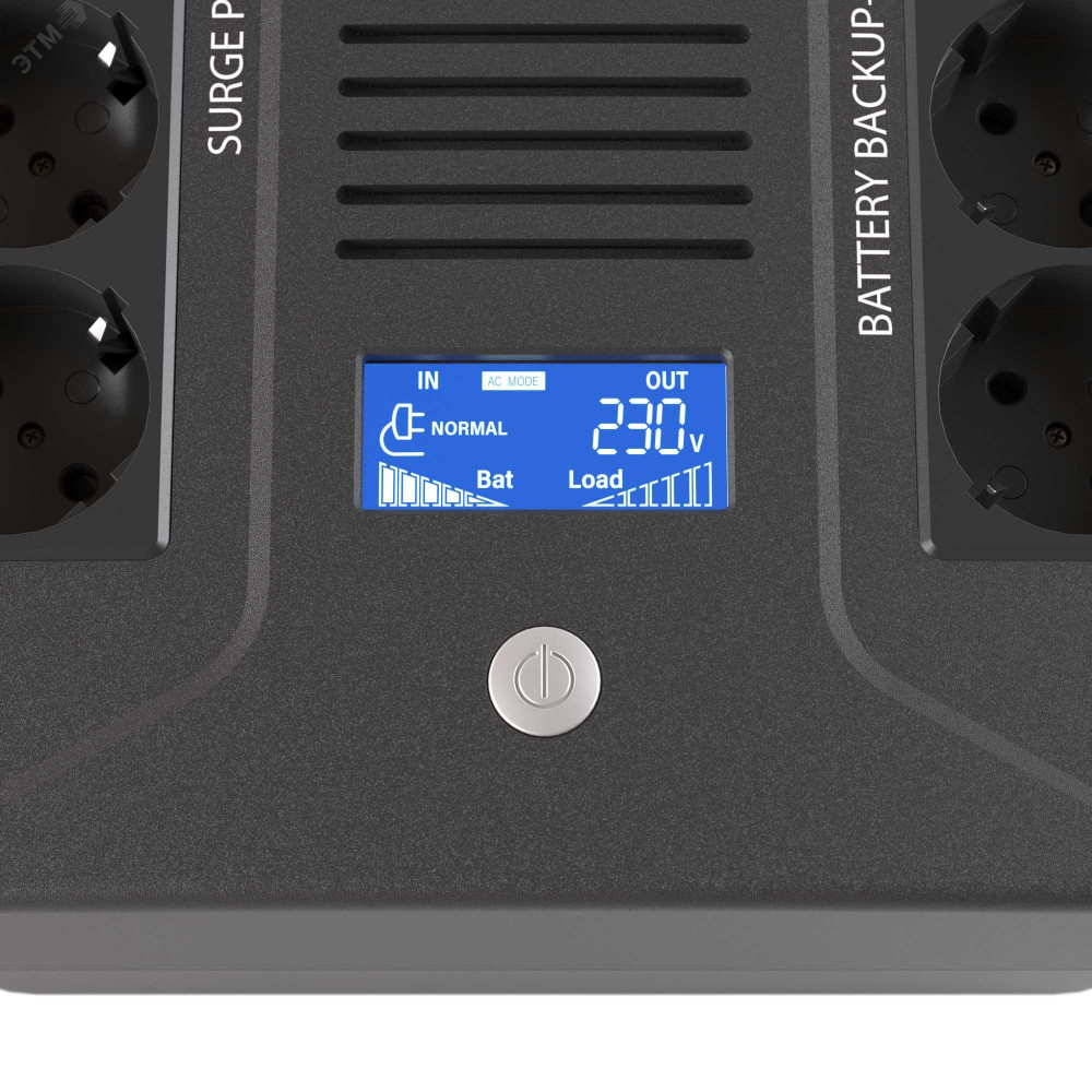 Изображение товара Линейно-интерактивный ИБП DKC INFOPDU1000LCD 1000 ВА с LCD и 8 розетками