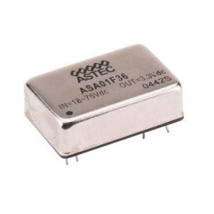 ASA00B36-LS, Преобразователи постоянного тока в постоянный с изоляцией 6W 18-75Vin Single 12V 0.5A