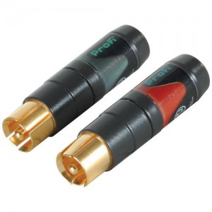 NF2CB/2, Соединители RCA  RCA PLUG BLK/RED