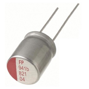 RS61C101MDS1, Алюминиевые конденсаторы с органическим полимером 100uF 16 Volts 20% Radial Leaded Poly