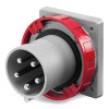Вилка панельная прямая IP67 63А 3P+E+N 400В DIS2466398