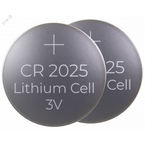 Элемент питания дисковый литиевый CR2025 (блист.2шт) ABT-CR2025-OP-L02