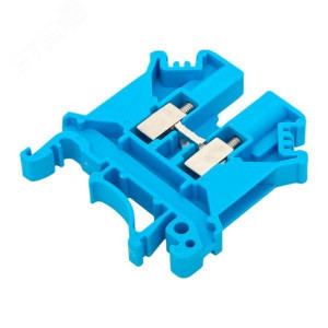 Клеммная колодка винтовая 4 UT синяя