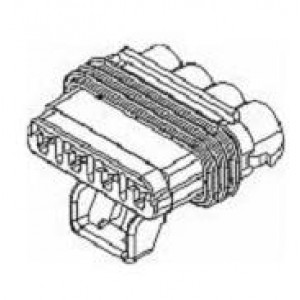 12129565, Автомобильные разъемы 4P FM GRAY CON ASSY 280 SERIES 30 AMPS