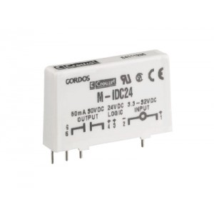 Реле M-IDC 24, Штекерное твердотельное реле для установки в клолдку, рабочее напряжение: 24 V DC, номинальное напряжение переключения: 24 V DC, коммутируемый ток: 16 mA DC, серия flare