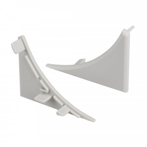 Заглушка для KARNIZ-R правая 021715, Заглушка пластиковая для профиля KARNIZ-R правая