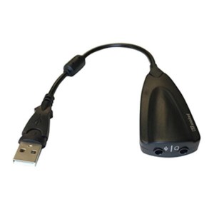 58141-1633, Аудиокабели / Видеокабели / Кабели RCA USB External Sound Card Adapter