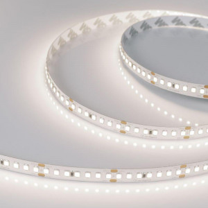 Лента RT-A168-10mm 24V Day4000 (17 W/m, IP20, 2835, 5m) 019094(2), Светодиодная лента RT-A168, открытая. Светодиоды 2835, 168 шт/м (840 шт на 5 м), белая плата, ширина 10 мм, скотч 3M. Цвет ДНЕВНОЙ 4000 K, цветопередача CRI>85, угол 120°. Питание 24V, мощность 17 Вт/м (85 Вт на 5 м). Размеры 5000x10x1.5 мм. Мин. отрезок