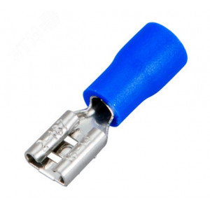 Клемма плоская изол. (гнездо) (VF 2-187(8)) 08-0432