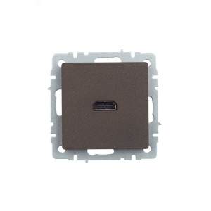 BRITE Розетка HDMI РHDMI-0-БрТБ темная бронза BR-H10-K45