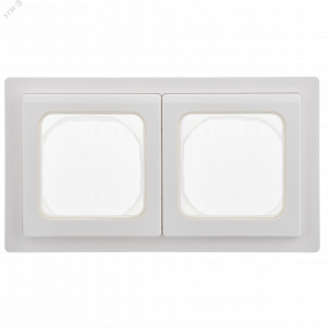 FLITE Рамка 2-местная IP55 Рпро-2-55-ФлБ белый IEK FI-M20-32-55-K01
