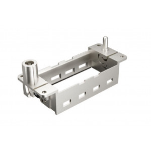 Вилочный держатель вставок H16B-04-M-3, Вилочная рамка, для модулей, 4 слота, типоразмер H16B, цинк