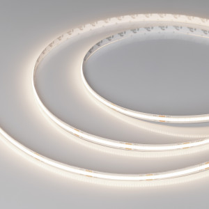 Лента COB-X480-8mm 24V Day4000 (8 W/m, IP20, CSP, 5m) 039058, Светодиодная лента COB-X480, открытая IP20. Светодиоды CSP, 480 шт/м (2400 шт на 5 м), белая плата, ширина 8 мм, скотч 3М. Цвет ДНЕВНОЙ 4000K, цветопередача CRI>90, угол 180°. Питание 24 В, мощность 8 Вт/м (40 Вт на 5 м). Размеры 5000х8х1.8 мм. Мин.отрезо