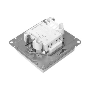 Механизм выключателя, карточный, с подсветкой, белый Эпика EKF UP1-SWW-card