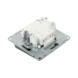 Механизм выключателя, одноклавишный, с подсветкой, графит Эпика EKF UP1-SWG-14