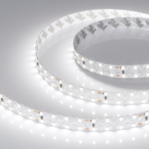 Лента RZ-A160-15mm 24V White6000 (19.2 W/m, IP20, 2835, 5m) 036016, Гибкая лента с фигурной платой в форме волны, легко изгибается на плоскости. Светодиоды smd 2835, 160шт/м (800шт на 5м), белая плата 15 мм, скотч 3М. Цвет БЕЛЫЙ 5800-6500K. Питание 24V, мощность 19.2 Вт/м (96 Вт на 5м), угол 120°, цветопередача CRI>80. Ра