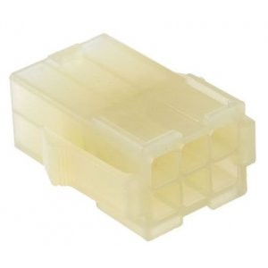 172331-1, Кожух разъема  RCP 6 контакт(ов) 4.2мм обжим монтаж на панель автомобильного применения пакет