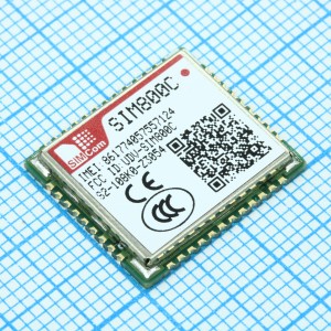 SIM800C (S2-108K0-Z3054 B01 BT EAT TLS12, Миниатюрный GSM/GPRS + Bluetooth модуль сотовой связи
