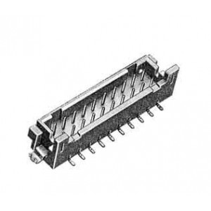 DF11Z-12DS-2V(20), Проводные клеммы и зажимы 2MM V PCB RECEPTACLE 12P DR SMT TIN