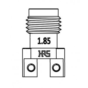 HV-LR-SR2(12), РЧ соединители / Коаксиальные соединители Receptacle, w/ mounting hardware (0-80UNF 3/16 inch)