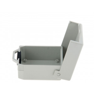 GH001G, Корпус из прочного пластика, светло-серый, с откидной крышкой