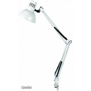 Светильник KD-312 настол. струбцина 230В 40Вт E27 бел. 5764